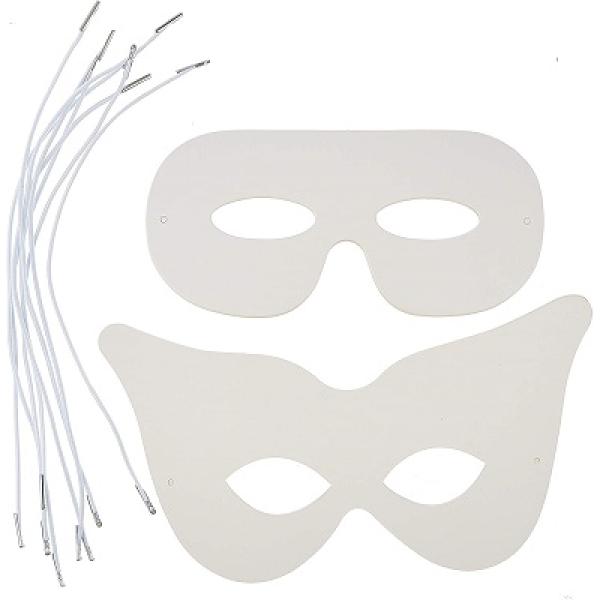 Maskers (half) wit karton pak/12 - InterOffice.be